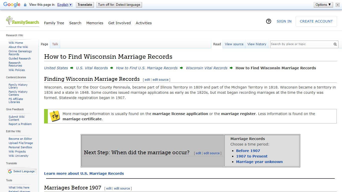 How to Find Wisconsin Marriage Records • FamilySearch